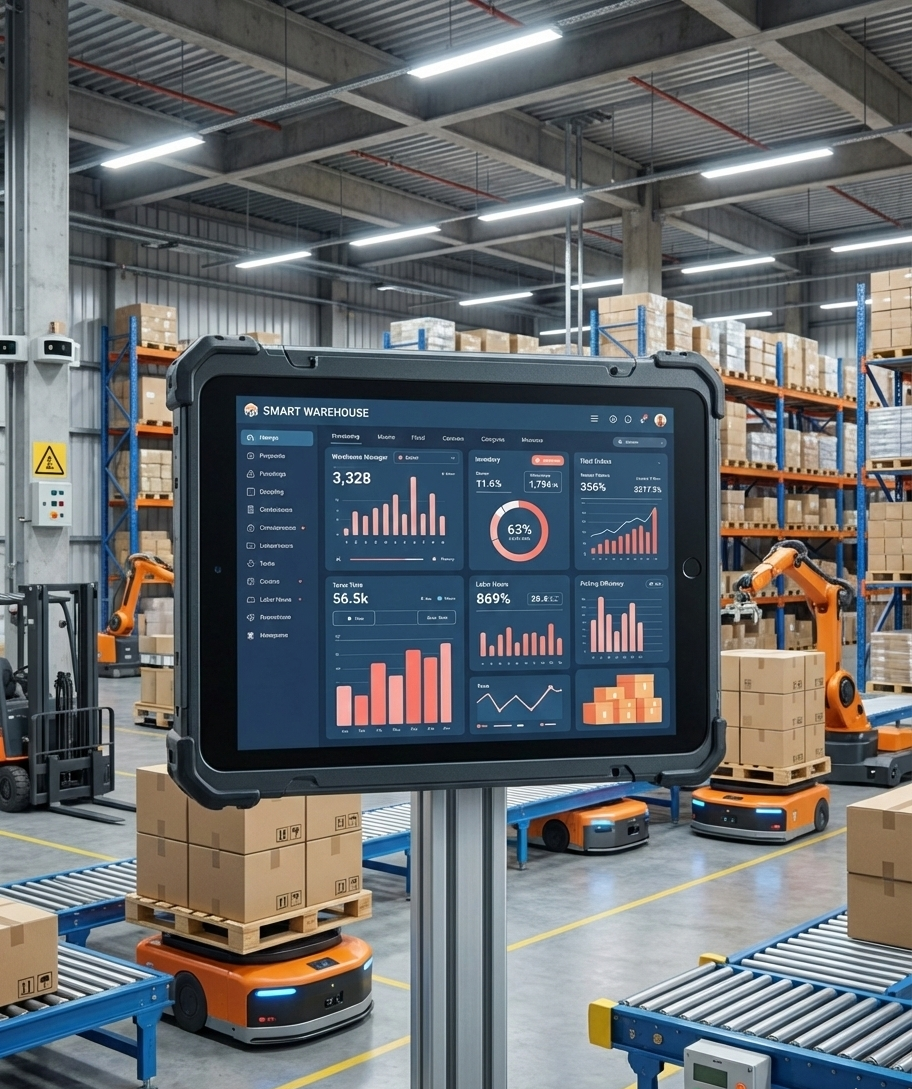 Smart warehouse automation technology